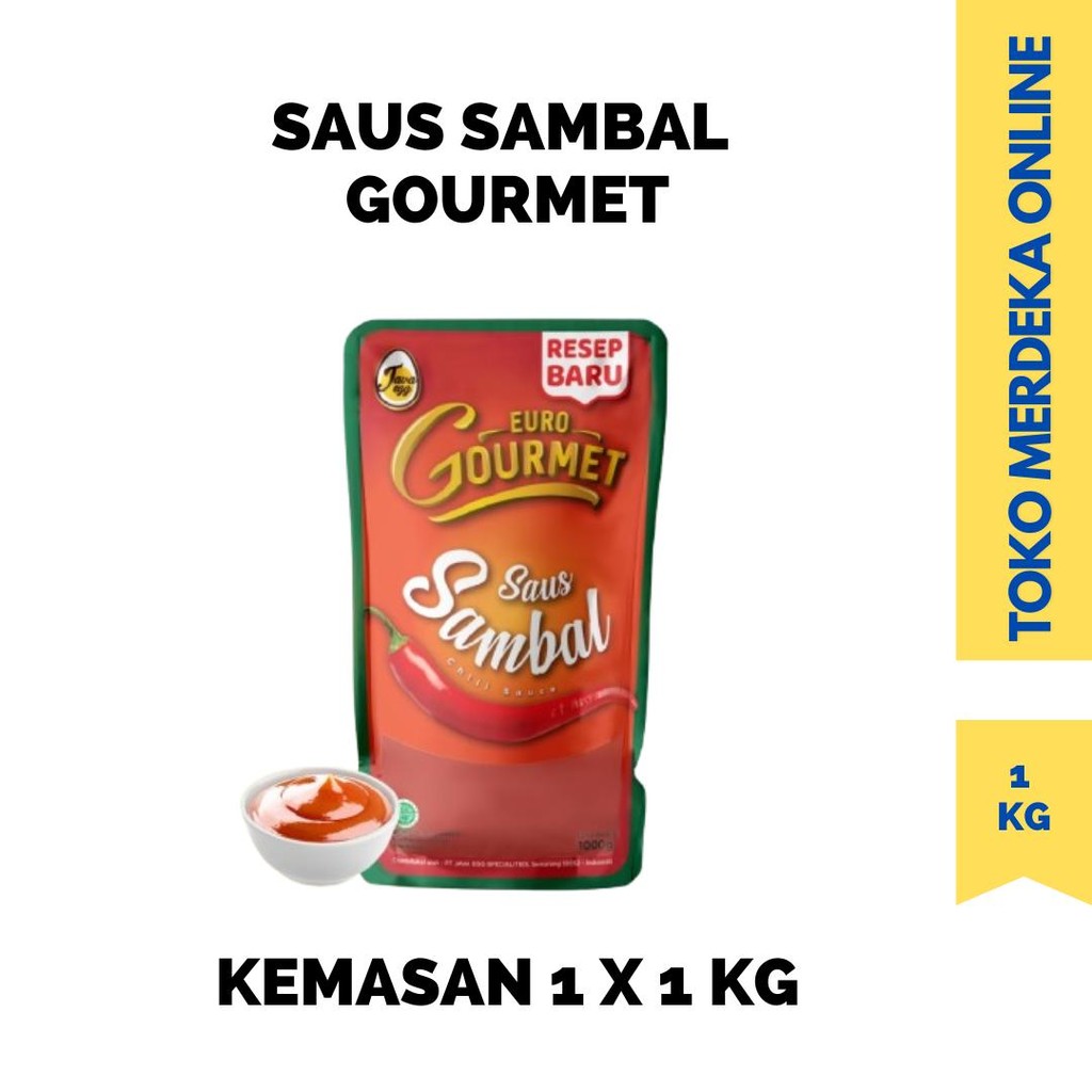 

EURO GOURMET SAUS SAMBAL 1 KG - CHILI SAUCE 1 KG