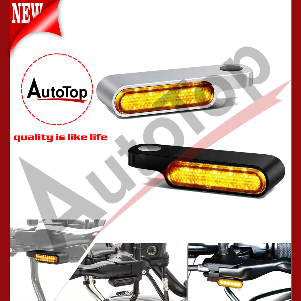 AUTOTOP Lampu Sen Sein Belok Spion Mini 6 Led Motor Harley Triumph Benelli Patagonian Eagle 250 Evo
