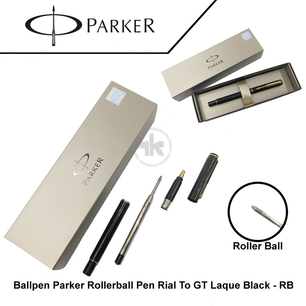 

Parker Ballpen Rollerball Pen Rialto GT Laque Black - RB