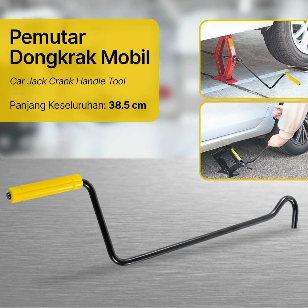 

Homyl Pemutar Dongkrak Mobil Car Jack Crank Handle Tool - HL-38