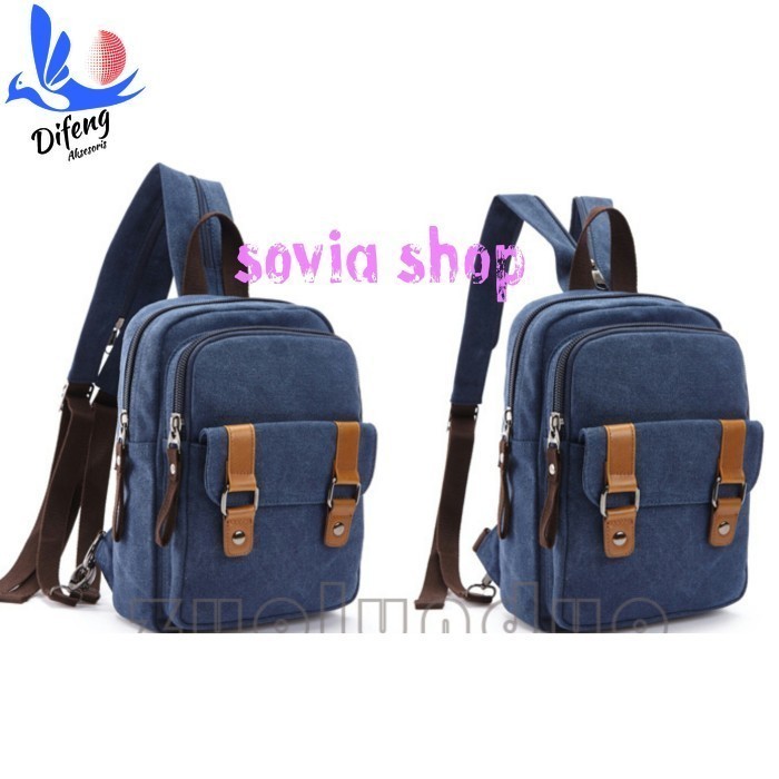 RANSEL MINI KANVAS /TAS RANSEL KANVAS/ TAS KAIN