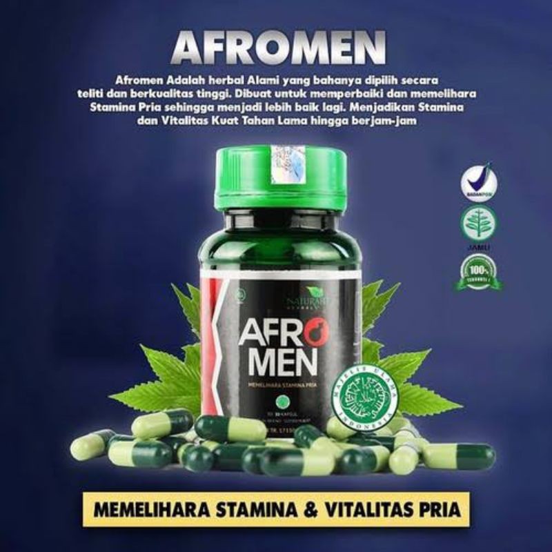 AFROMEN - OBAT HERBAL MULTIFUNGSI-PENAMBAH STAMINA 
(Bisa COD) gratis ongkir