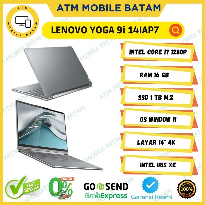 Lenovo Yoga 9i 14IAP7 Laptop 2 in 1 [Core i7 1280P EVO/16GB/SSD TB/W11 - OATMEAL