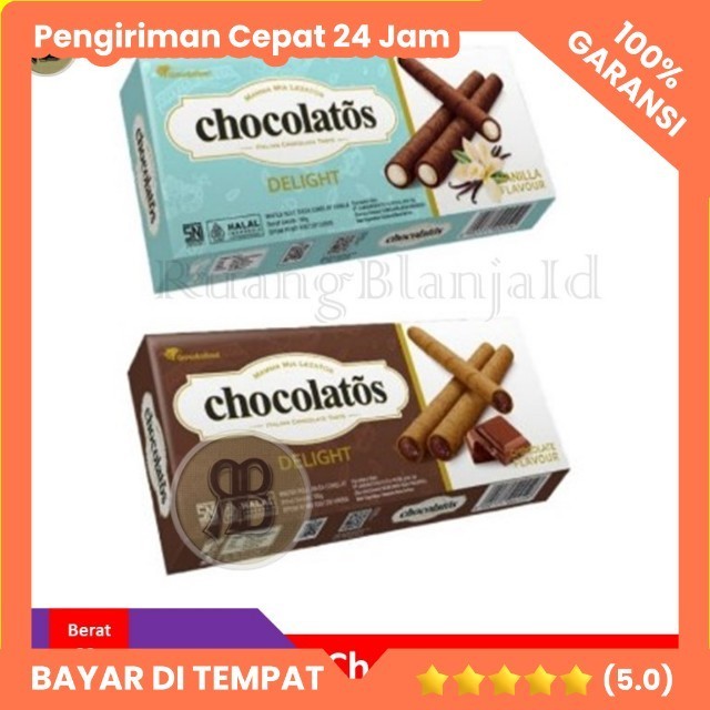 

CHOCOLATOS DELIGHT WAFER ROLL 90gr