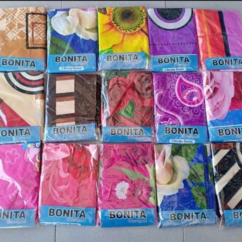 Sarung Bantal Bonita isi 2 pcs  / Sarung Bantal