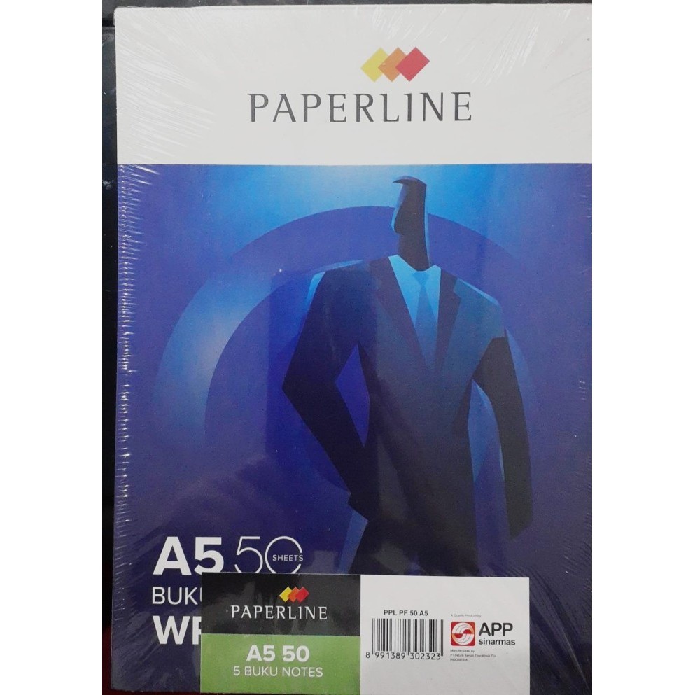 

Block Note A5 Paperline (kelipatan 5 buku)