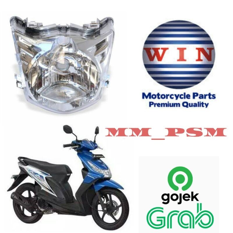 HEADLAMP BEAT LAMA BEAT KARBU LAMPU DEPAN BEAT REFLEKTOR BEAT LAMA KARBU