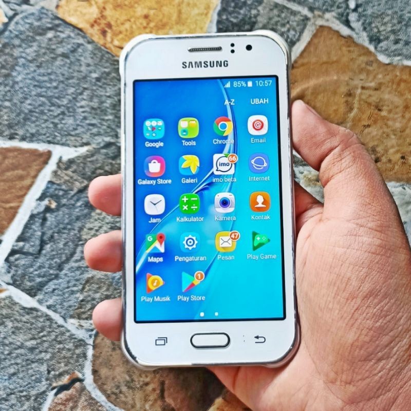 (4G) AMOLED DISPLAY SAMSUNG GALAXY J1 ACE HP ANDROID SECOND MURAH