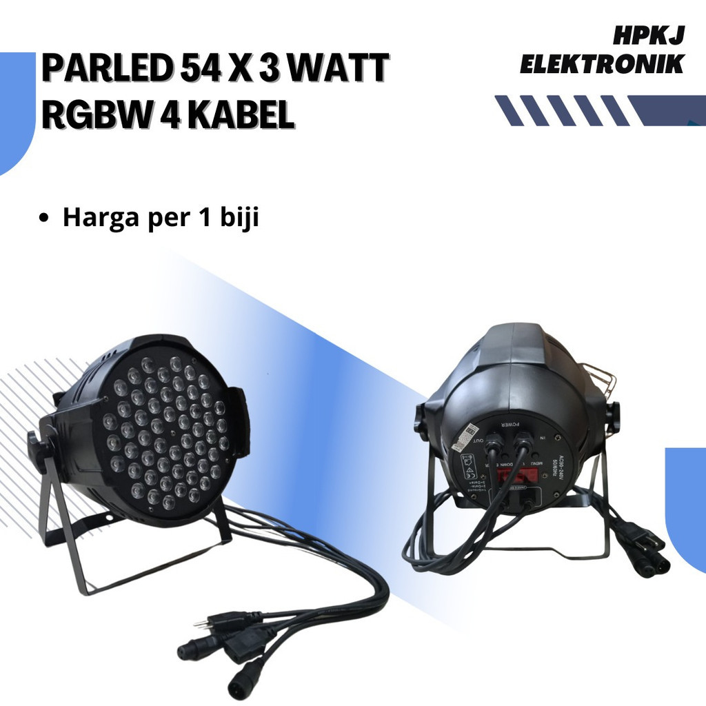 Lampu Parled RGBW 54 Mata 54x3 parled 54x3watt rgbw