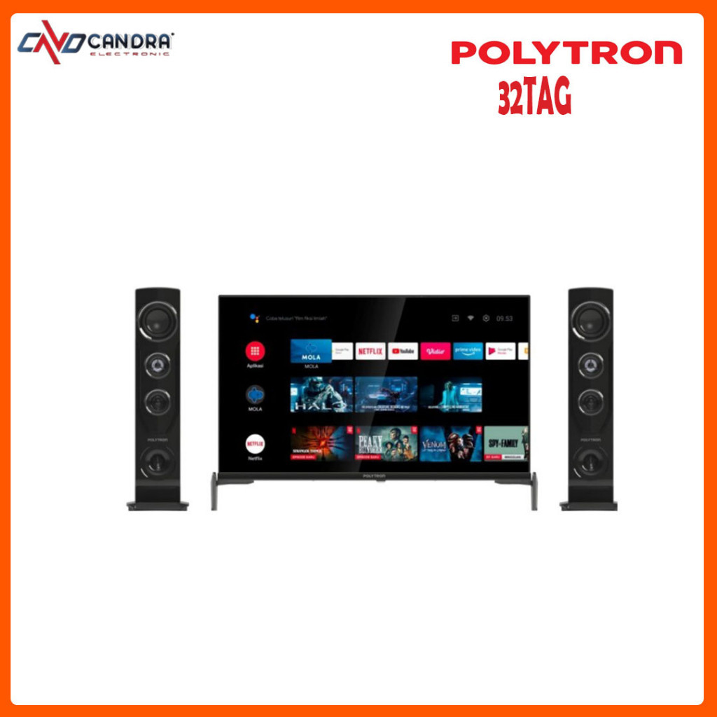 Android TV LED 32 Inch POLYTRON 32TAG/Digital Tv