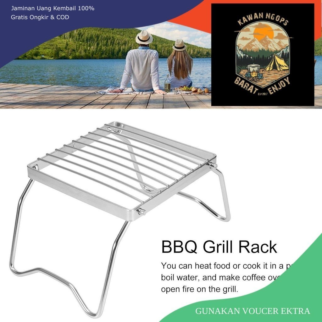 Goyana Alat Panggang Lipat Portable Outdoor Grill Stove Foldable - GY145 - Panggangan Api Unggun Lip
