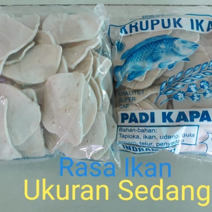 

HEMAT! Kerupuk Ikan Padi Kapas - kancing
