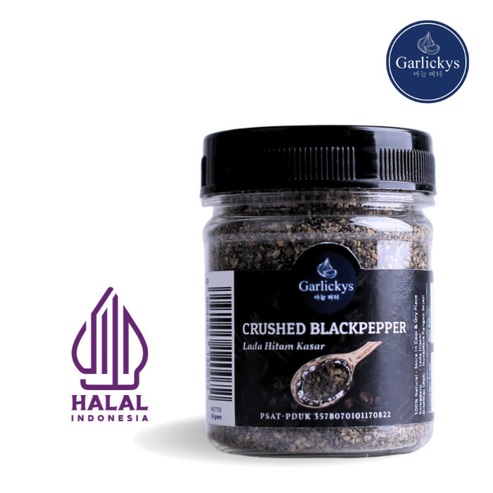 

HEMAT! Lada Hitam Kasar Coarse Black Pepper Crushed Blackpepper Premium