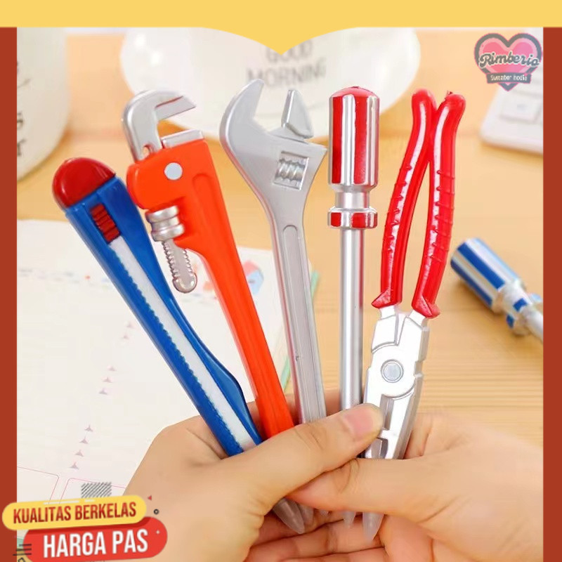 

Pulpen Obeng Pena Lucu bentuk Palu Cutter Souvenir Alat Tulis