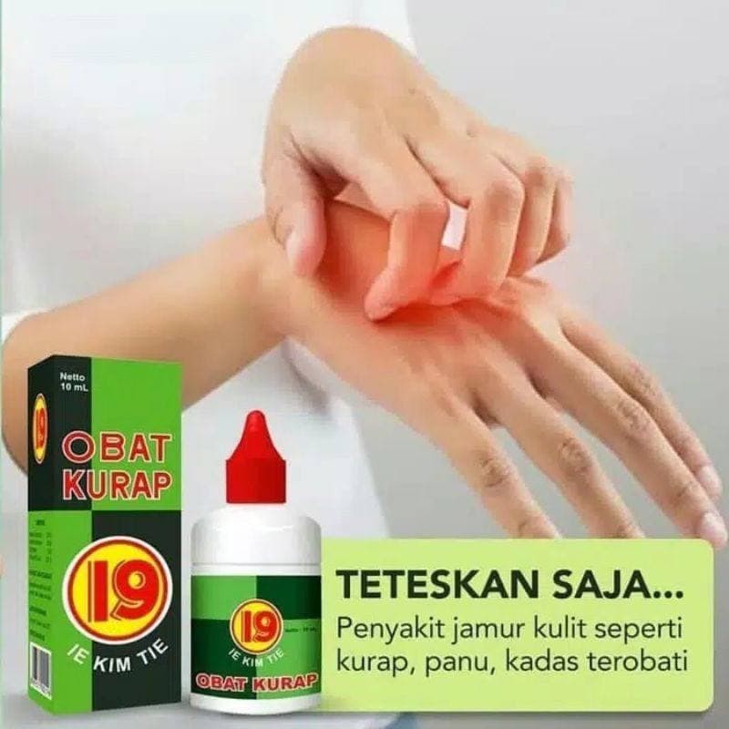 Obat Kurap 19/Obat Kurap Paling Ampuh/Obat Penghilang Kurap/Obat Penghilang Panu Kadas Kurap/Obat Ku