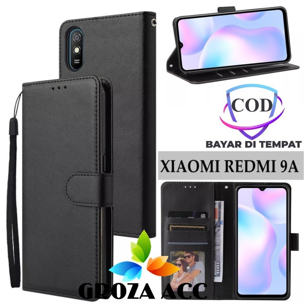Flip Case XIAOMI REDMI 9A Case Wallet Kulit Casing Dompet Case Wallet Leather Flip Case XIAOMI REDMI