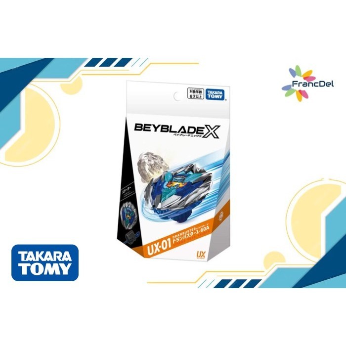 New-Promo Beyblade X UX-01 Starter Dran Buster 1-60A Takara Tomy