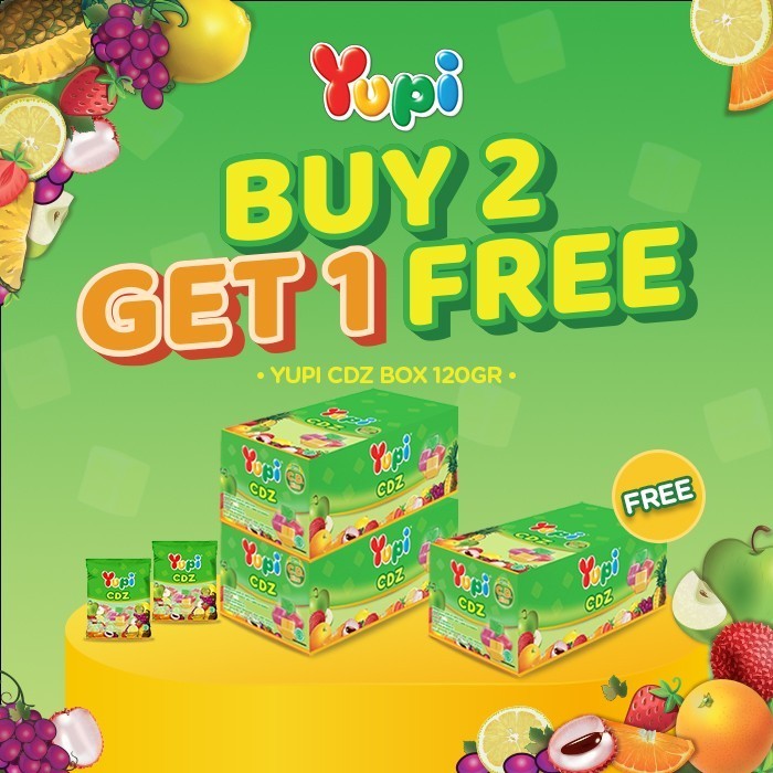 

Package Yupi Gummy CDZ Display Box ( 3 Box ) - Special Deals