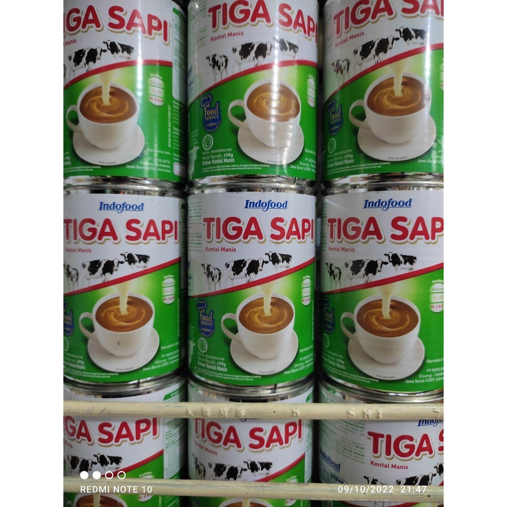 

490gr susu kental manis tiga sapi