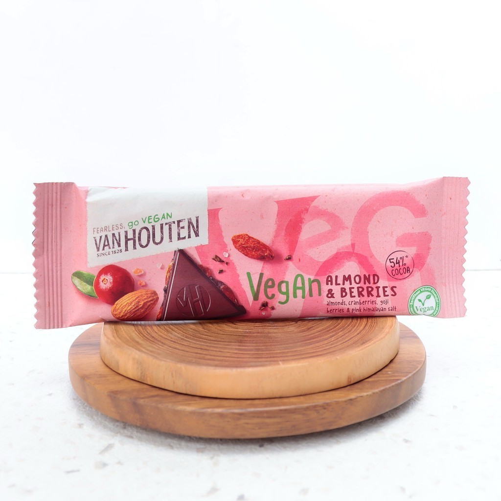 

Vegan Almond & Berries Chocolate Bar - Van Houten