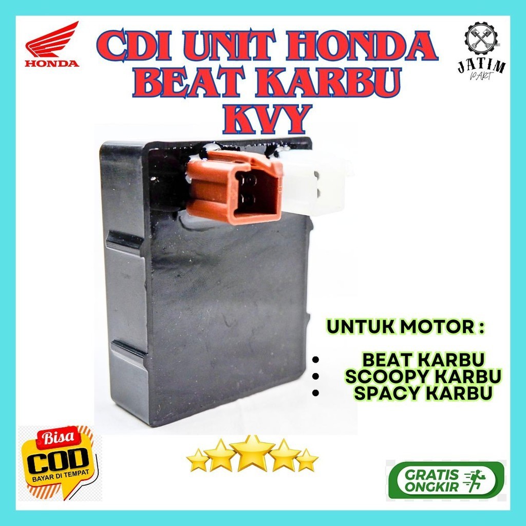 Cdi Honda Beat Karbu KVY / Cdi Unit Motor Scoopy Karbu , Spacy Karbu - 30410-KVY-960