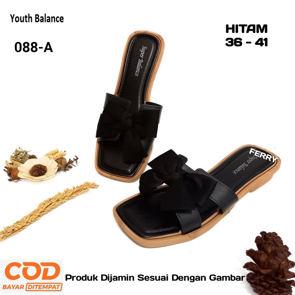 Sandal Wanita Pita Karet Balance 088