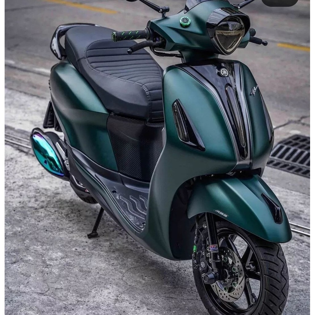 Skotlet Stiker Hijau Army Sekotlet Hijau Tua Mettalik Doff Scotlite Motor Scoopy 2023 Terbaru