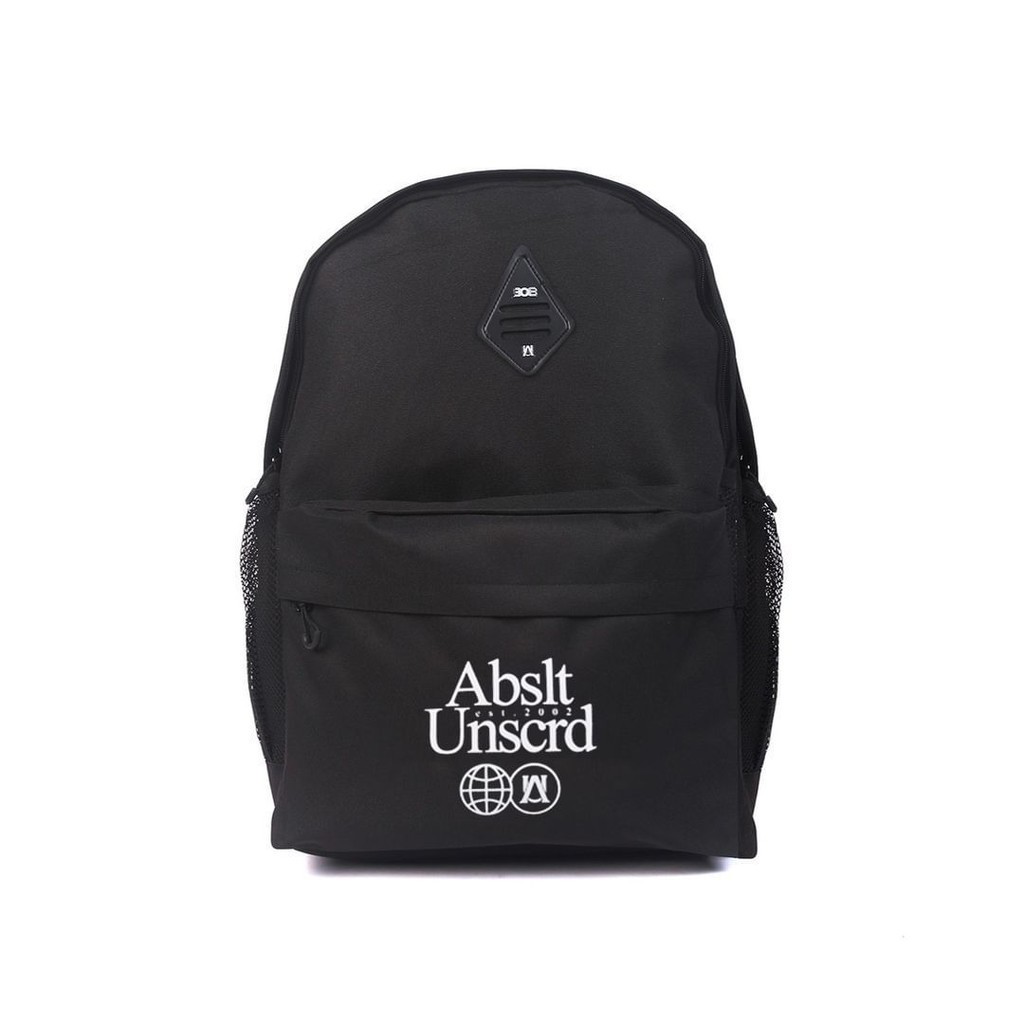 308 ABSLTUNSCRD - BACKPACK / TAS RANSEL BAG LAPTOP ABSLT GLOBE AU CIRCLE - BLACK