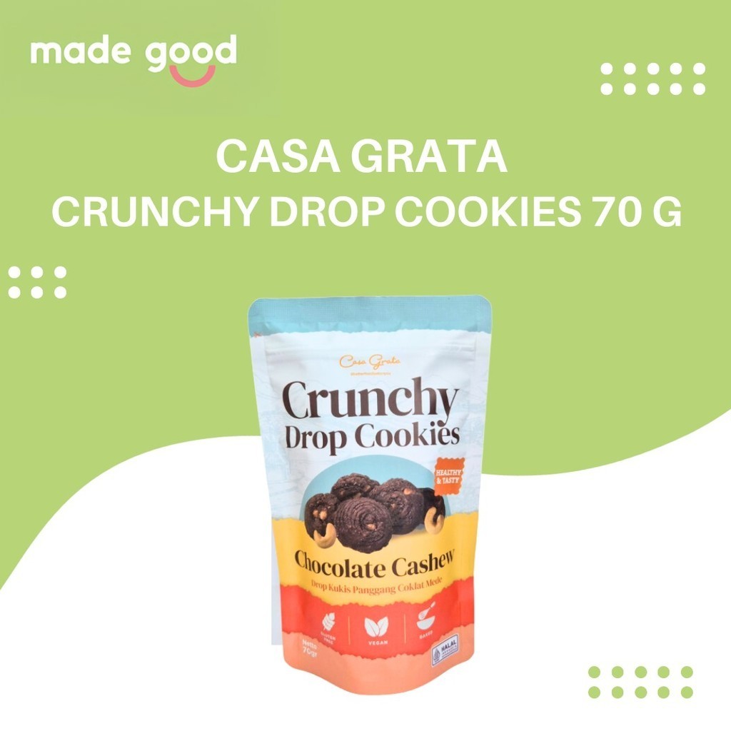 

Casa Grata Crunchy Drop Cookies 70g