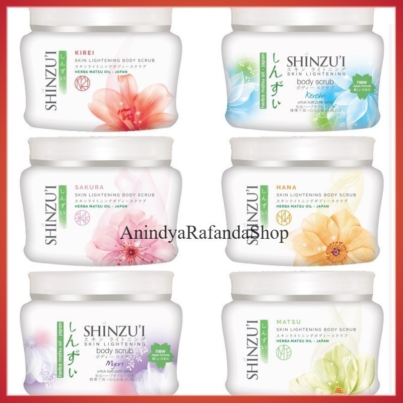 Shinzui Body Scrub 200gr (besar)