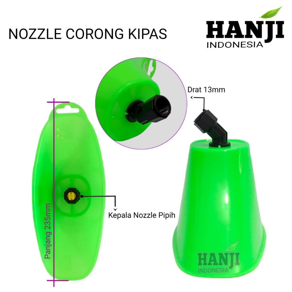 nozzle CORONG pipih sprayer elektrik