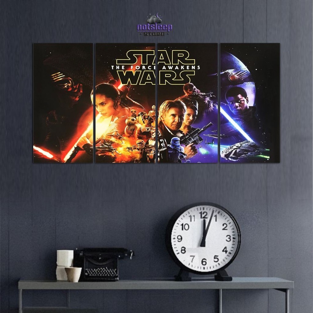 Poster kayu dekorasi hiasan dinding aesthetic kamar wanita/cowok pajangan ruang tamu wallpaper