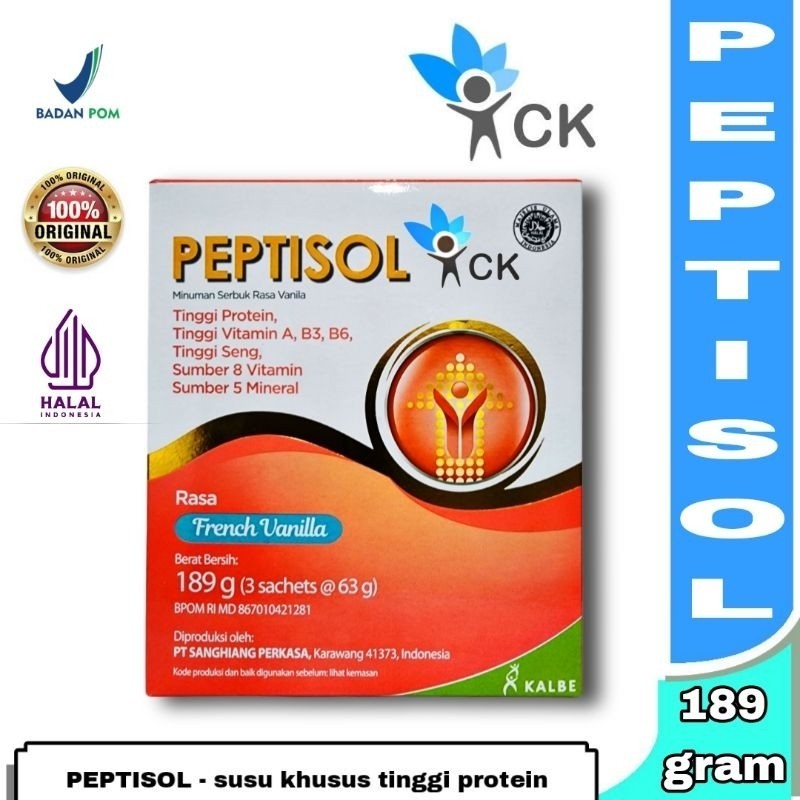 

PEPTISOL VANILA / COKLAT BOX @ 189 GR susu ibu hamil