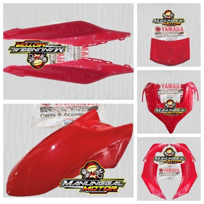 Paket Full Set Body Halus All New Aerox 155 Connected Merah Glossy