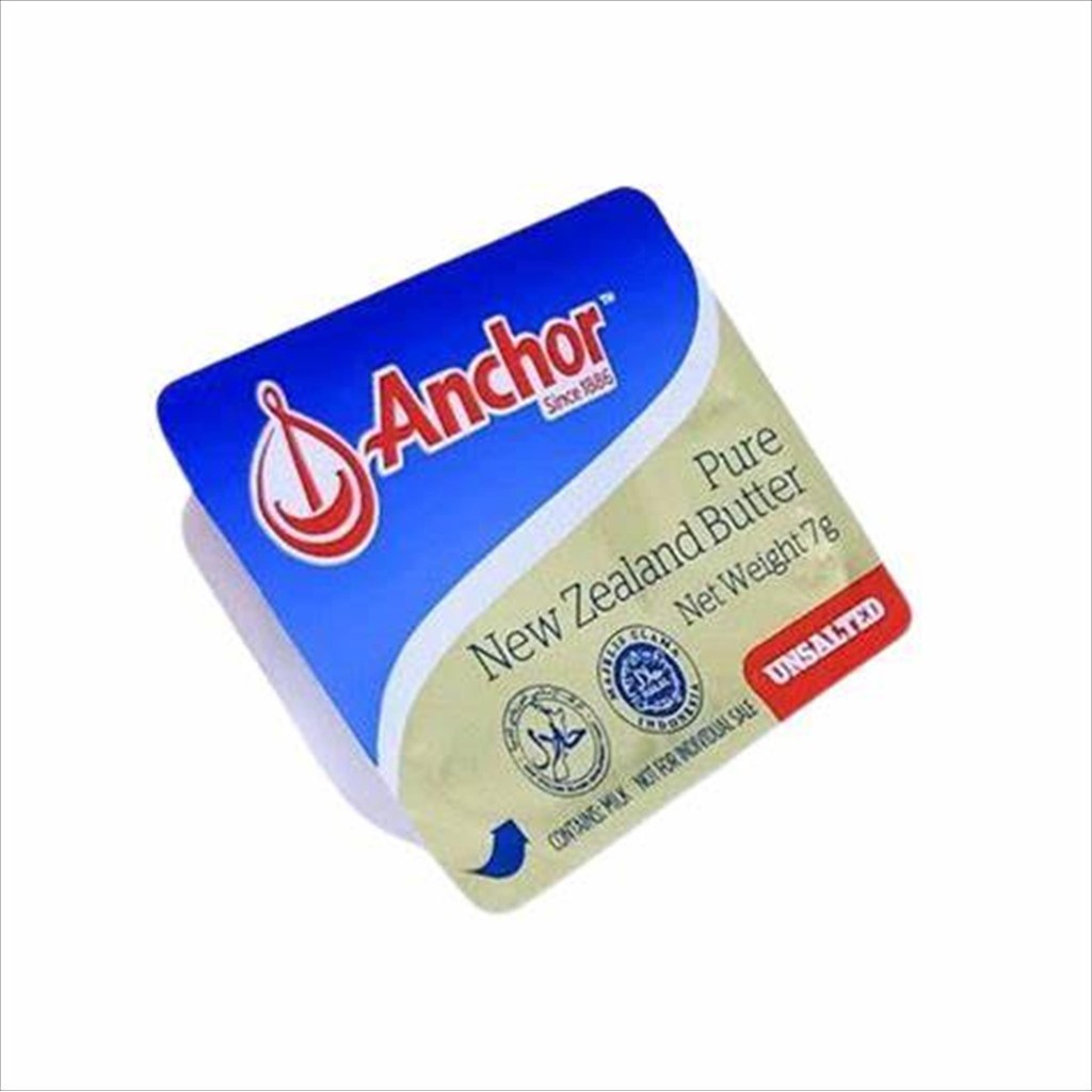 

BUTTER MINIDISH UNSALTED 7 GR ISI 8PCS -ANCHOR