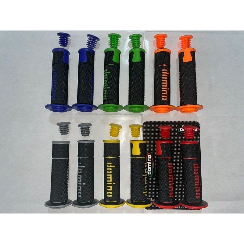 [ DELSER MOTOR ] HANDGRIP MOTOR UNIVERSAL DOMIN0 WARNA KARET LEMBUT EMPUK BEBEK MATIC SPORT MOGE HAN