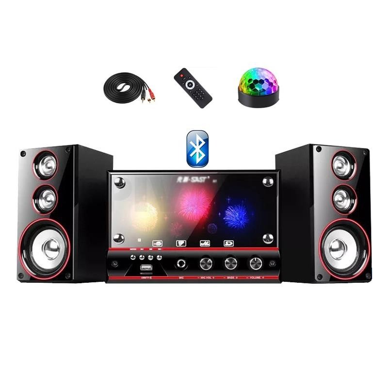 4 Inch Bluetooth Sound Box Active Subwoofer 2.1 Karaoke Home Computer Speaker Remote Control Home Th