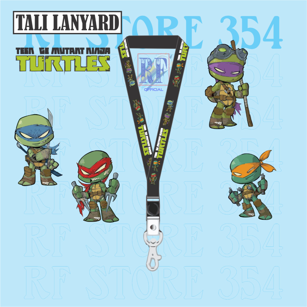 

TALI LANYARD NINJA TURTLE LOGO - TALI ID CARD GANTUNGAN KUNCI KURA-KURA NINJA CHIBI LUCU GANTUNGAN FLASHDISK GANTUNGAN NAMETAG TALI LANYARD BEST SELLER COD