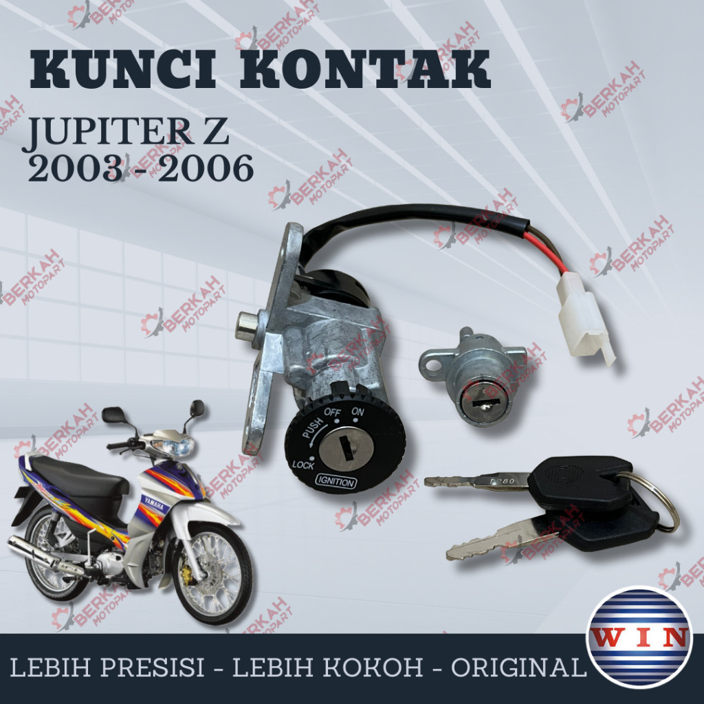 Kunci Kontak Set Plus Kunci Jok Yamaha Jupiter Z Lama 2002 2003 2004 2005 2006 5LM Merk Win