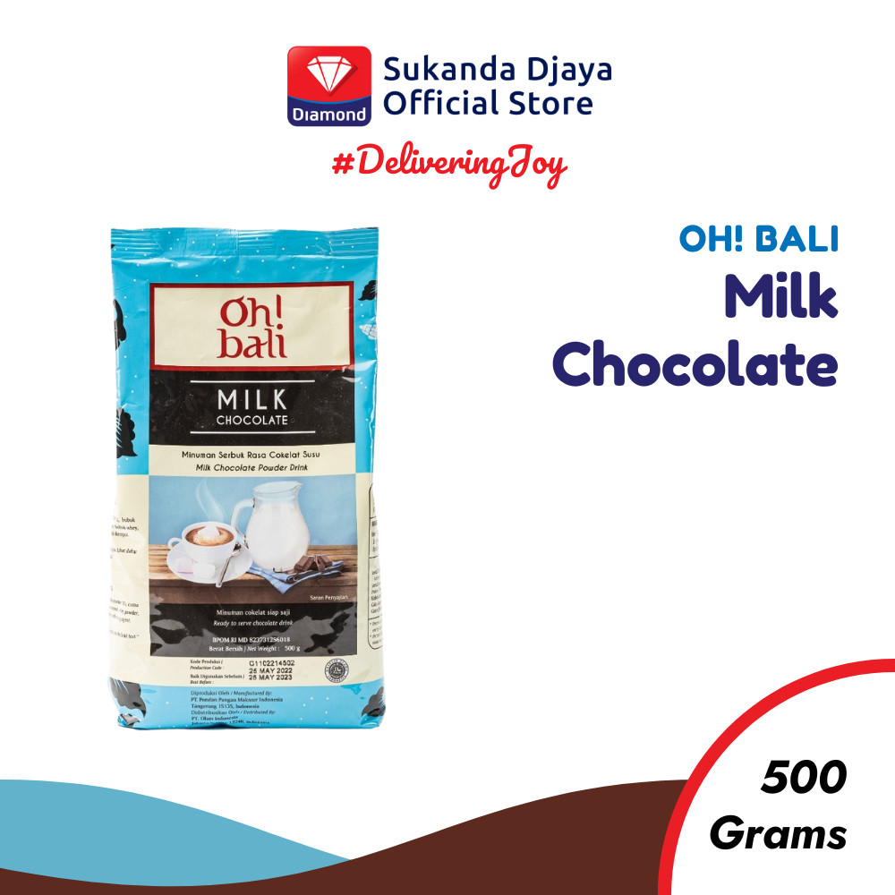 Oh Bali Minuman Coklat Chocolate Drink Milk 500 Gr