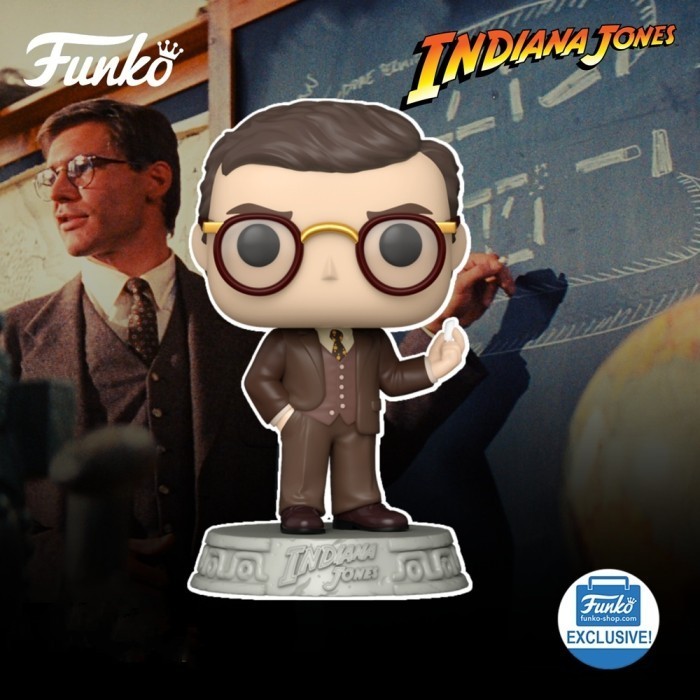 ORIGINAL Funko Pop Professor Indiana Jones Raiders of the Lost Ark