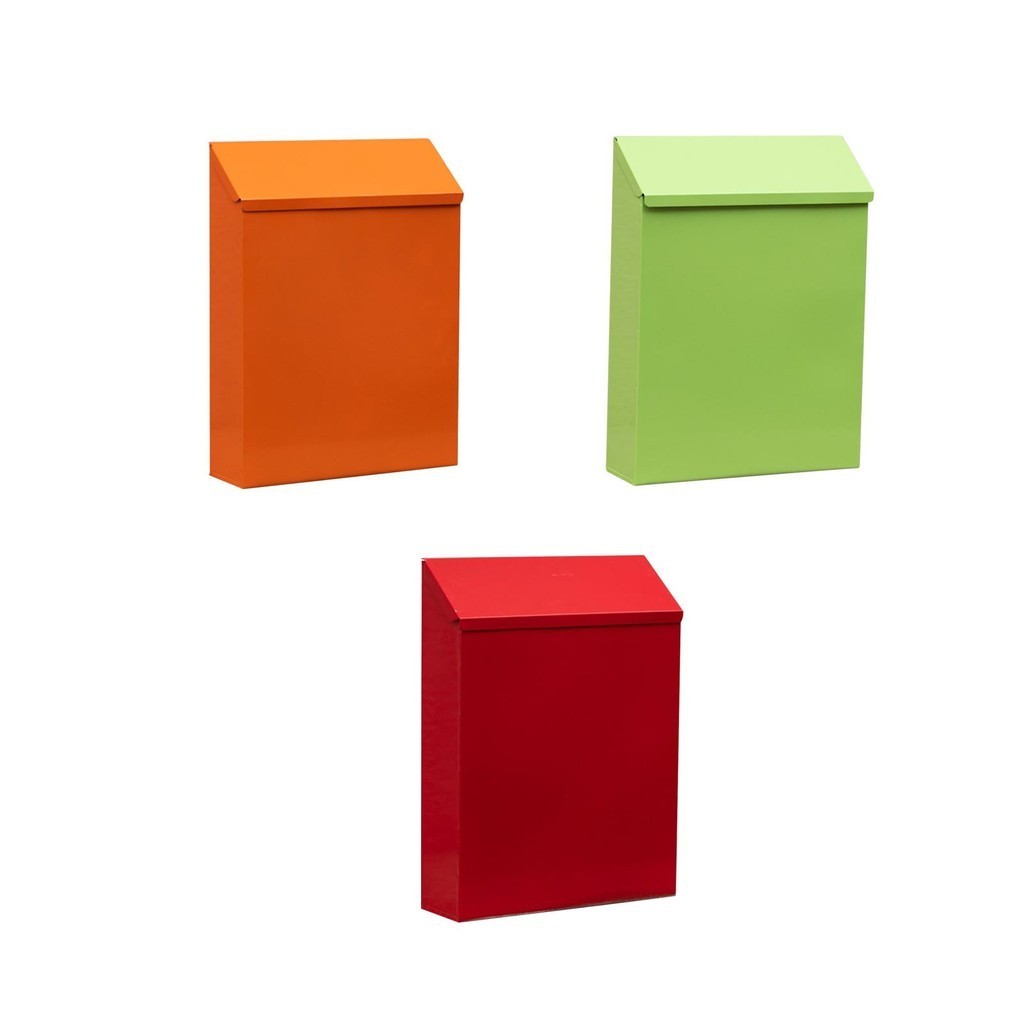 

Wall Mounted Mailbox,Drop Box with Lock Decorative Newspaper Holder Box Wall Hanging Mail Box for Porch Outside House Outdoor