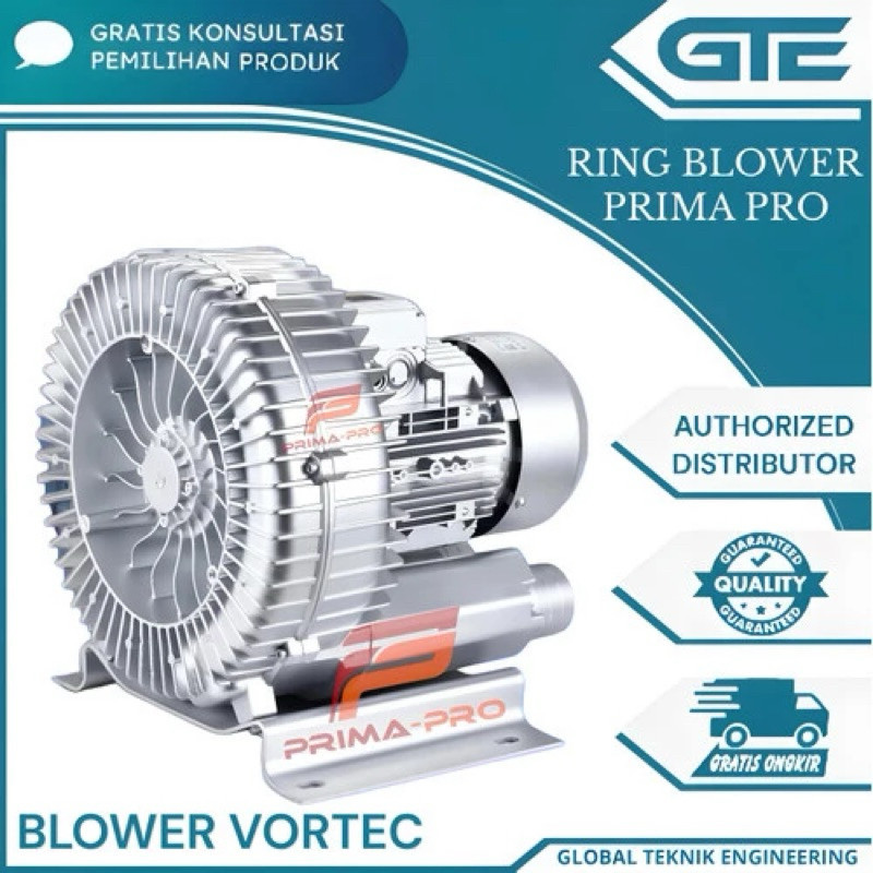 Ring Blower 4 Hp Blower Ipal 3 Kw PRIMAPRO RB-3000 4Hp Blower Tambak