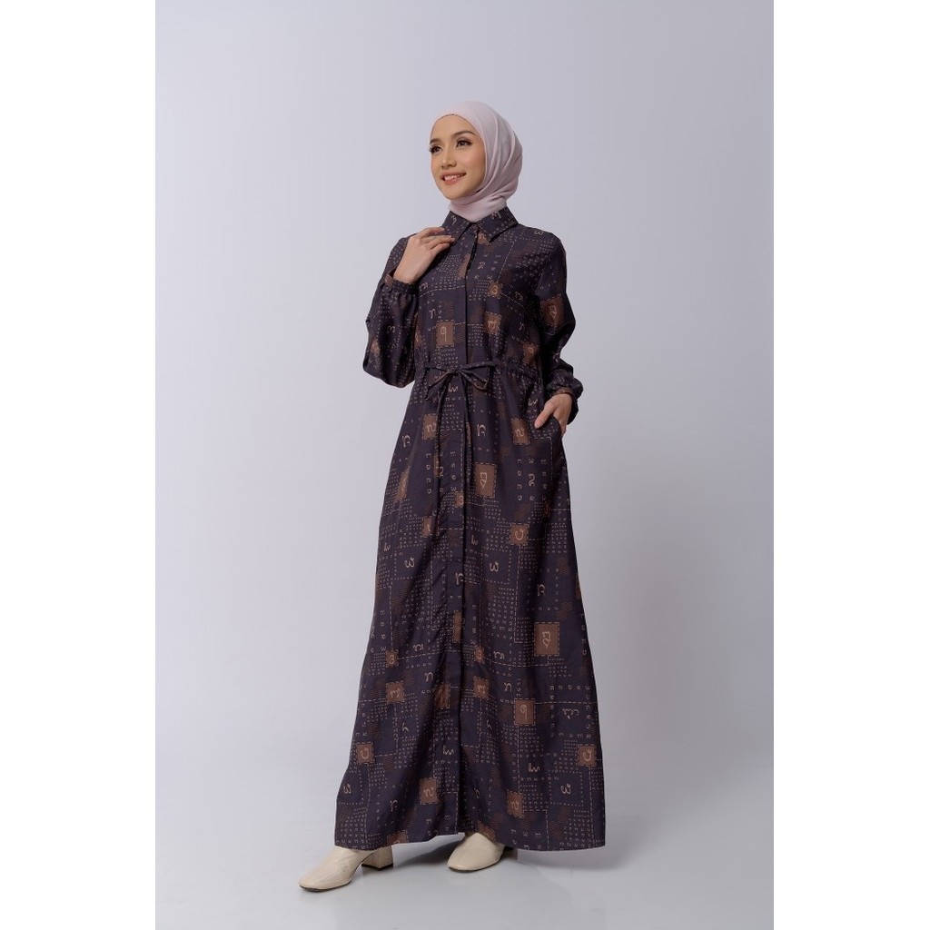 promo ✨ -ZM Zaskia Mecca - Jelsa Gamis - Aksara Nusantara - Edisi Aksara Bali - PLUM, L