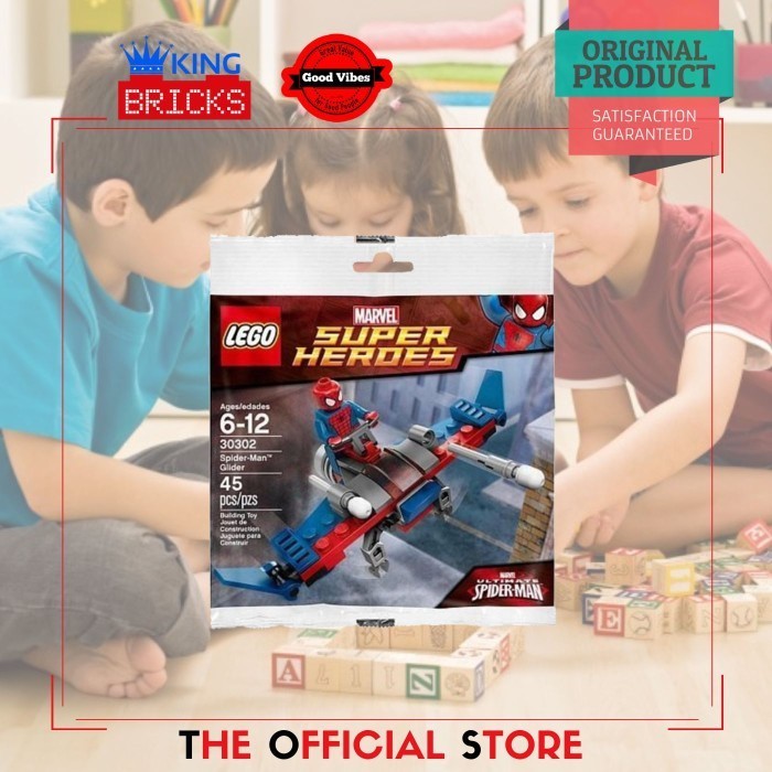 KingToys88 Mainan LEGO Original 30302 Spider-Man POLYBAG - Mainan Edukasi Superhero Spiderman Ironma