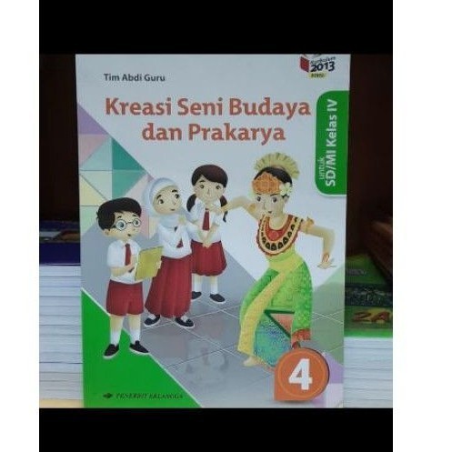 Buku SD Kreasi Seni Budaya & Prakarya Kelas 4 Erlangga