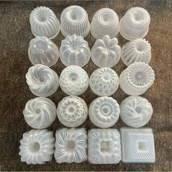 

TERJUAL (20 pcs) Cetakan Agar Mini MIX 20 MOTIF Cetakan Puding Jelly Coklat