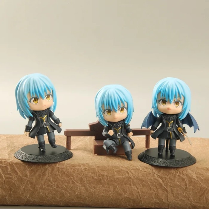 action figure rimuru tempest tensei shitara slime set 3pcs