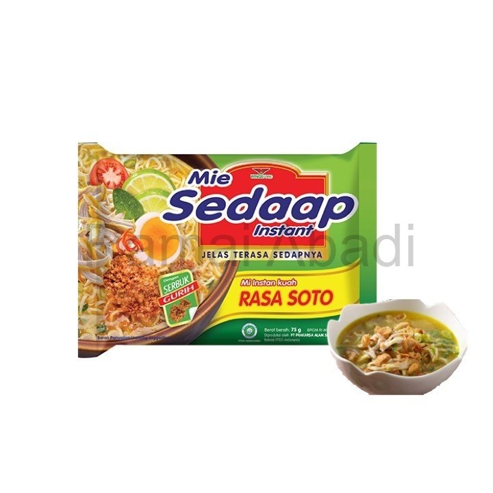 

MIE SEDAAP SOTO 75 GRAM| MIE SEDAP INSTAN | MIE KUAH