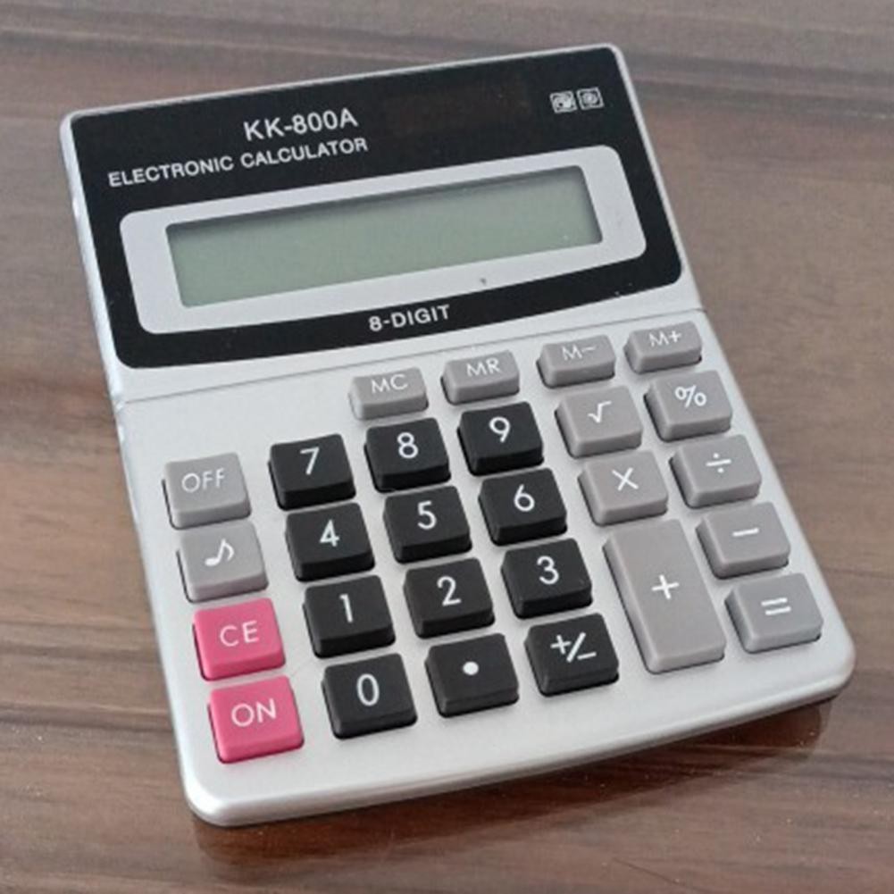 

KK-800A Electronic Calculator Multifunctional Large Display Finance 8 Digits Desktop Calculator Office Supplies